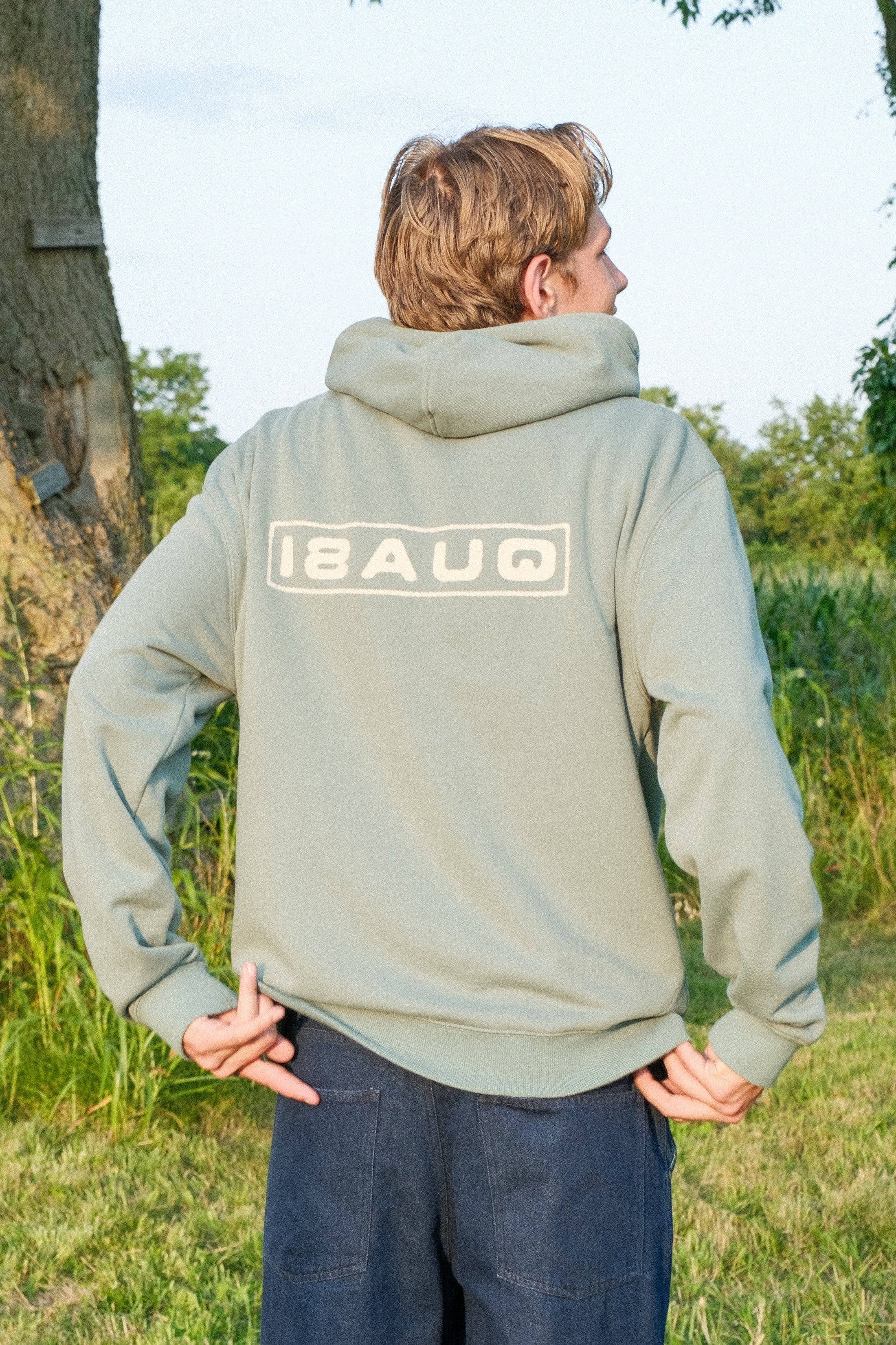 Euro Haze Hoodie [Sage] - Image 4