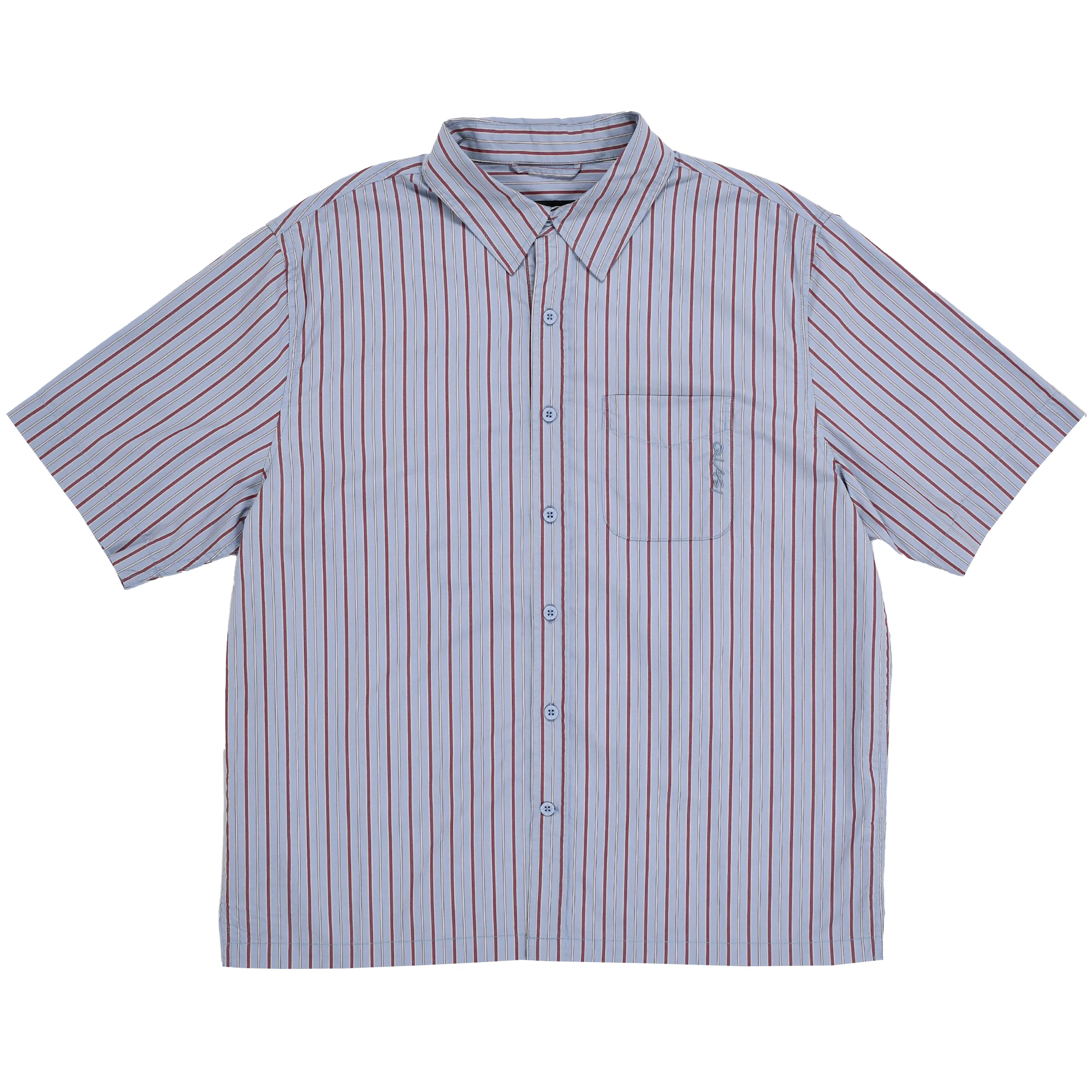 Kalvin Short Sleeve Button Up Shirt [Blue]