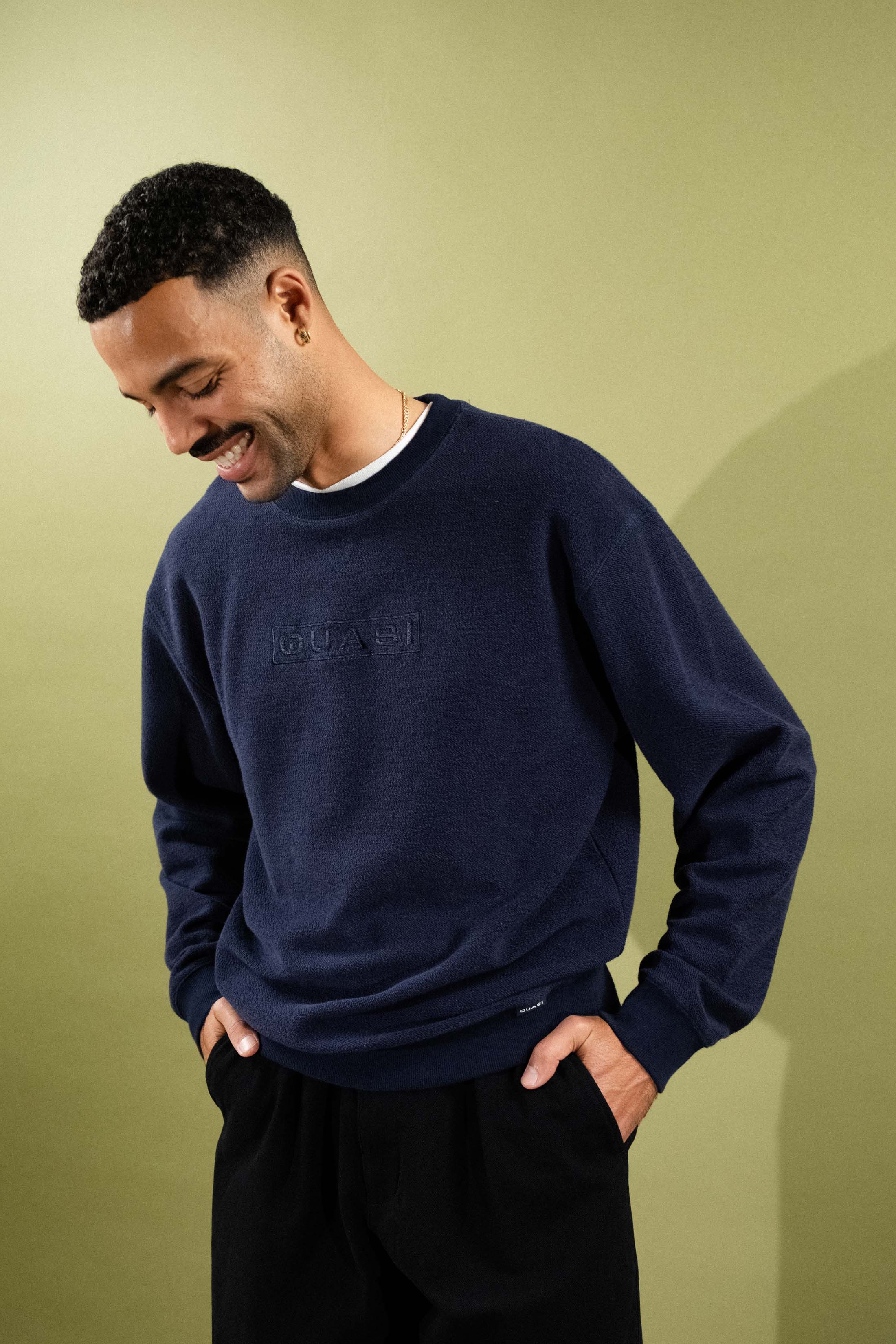 Looped Crew [Navy] - Image 2