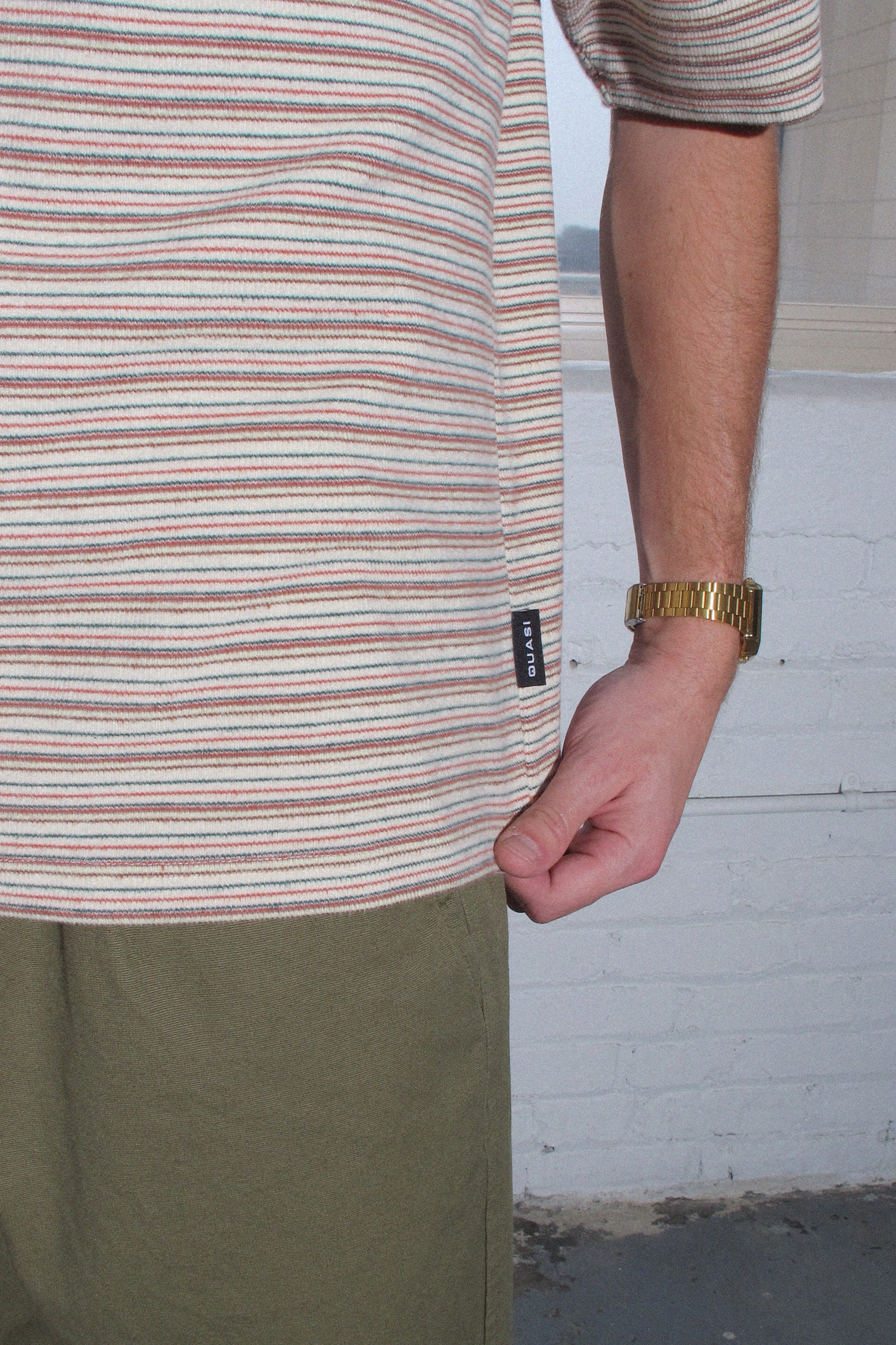 Sync Striped Tee [Cream] - Image 3